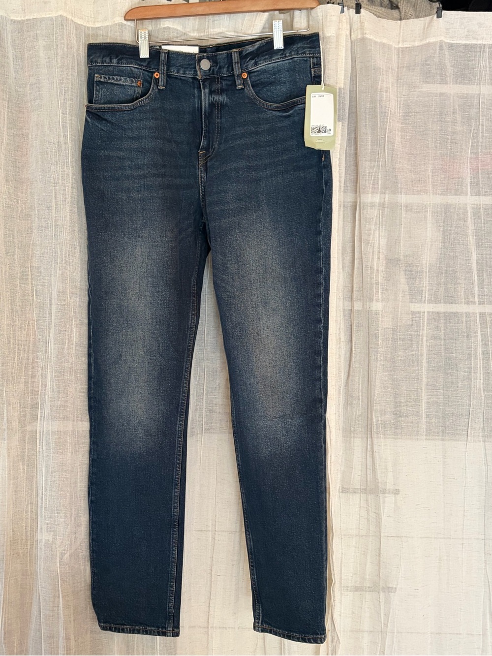 H&M Men’s Slim Fit Stretch Jeans – Vintage Blue Wash – W31 L32 – New With Tags
